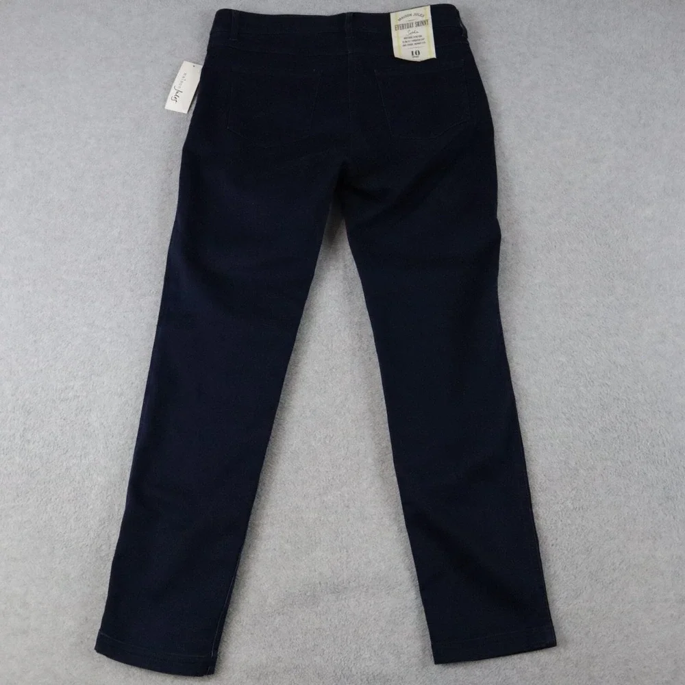 Maison Jules Jeans Womens 10 Short Sophie Everyday Skinny Stretch Denim Blue NWT